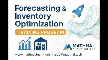 Demand Forecasting & Inventory Optimization Training | Become a Supply Chain ML Engineer 🚀