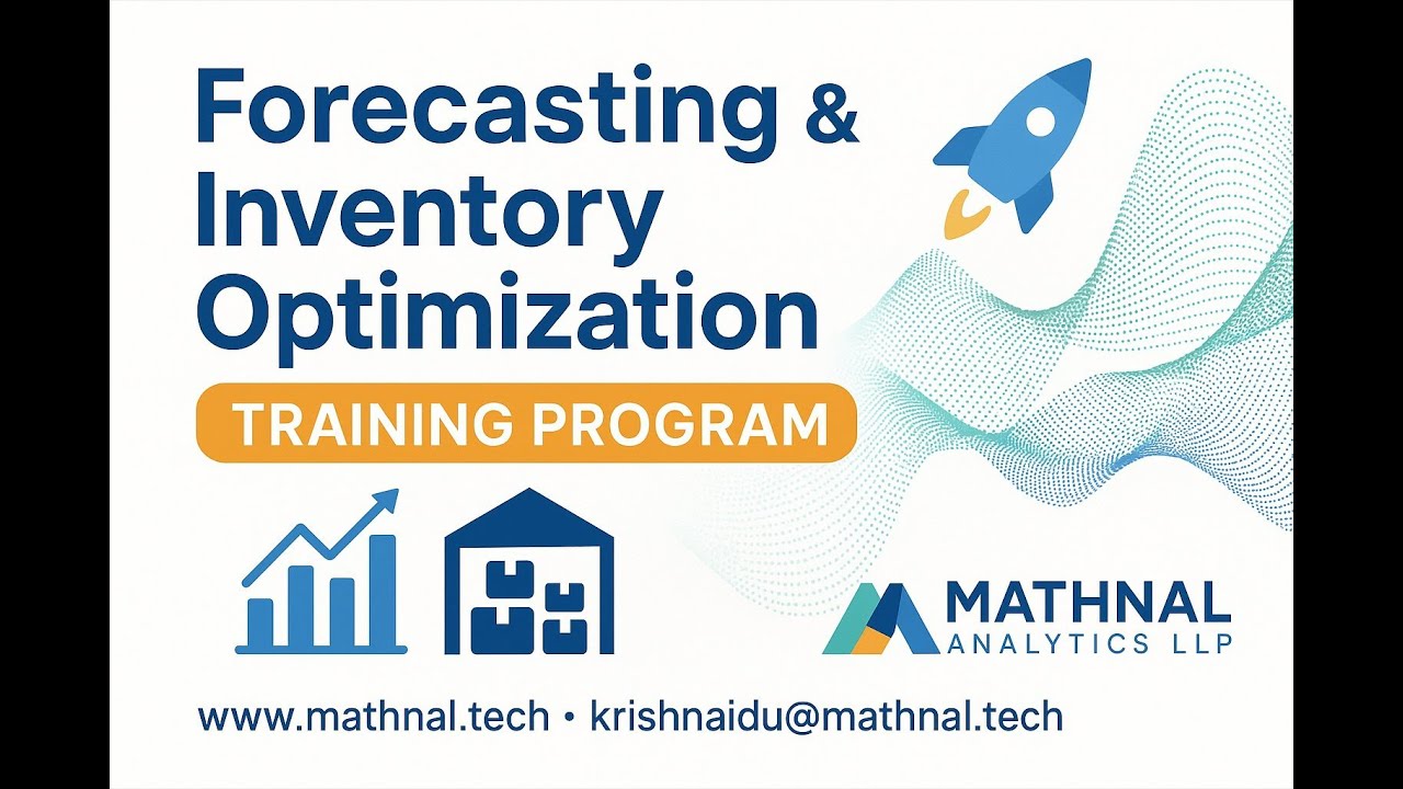 Demand Forecasting & Inventory Optimization Training | Become a Supply ...