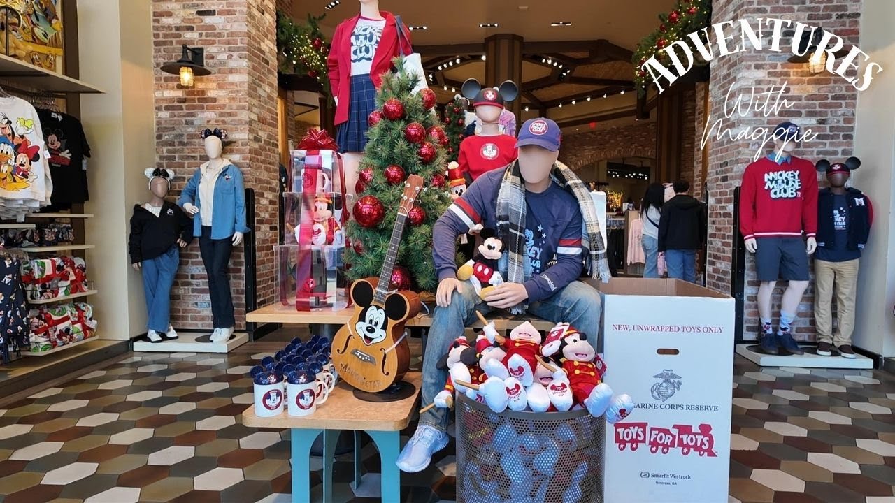 Disneyland World of Disney Christmas Holiday Shopping Part 1 POV December 2025 Vlog 
