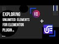 Exploring unlimited elements for elementor plugin  educatewp 2022