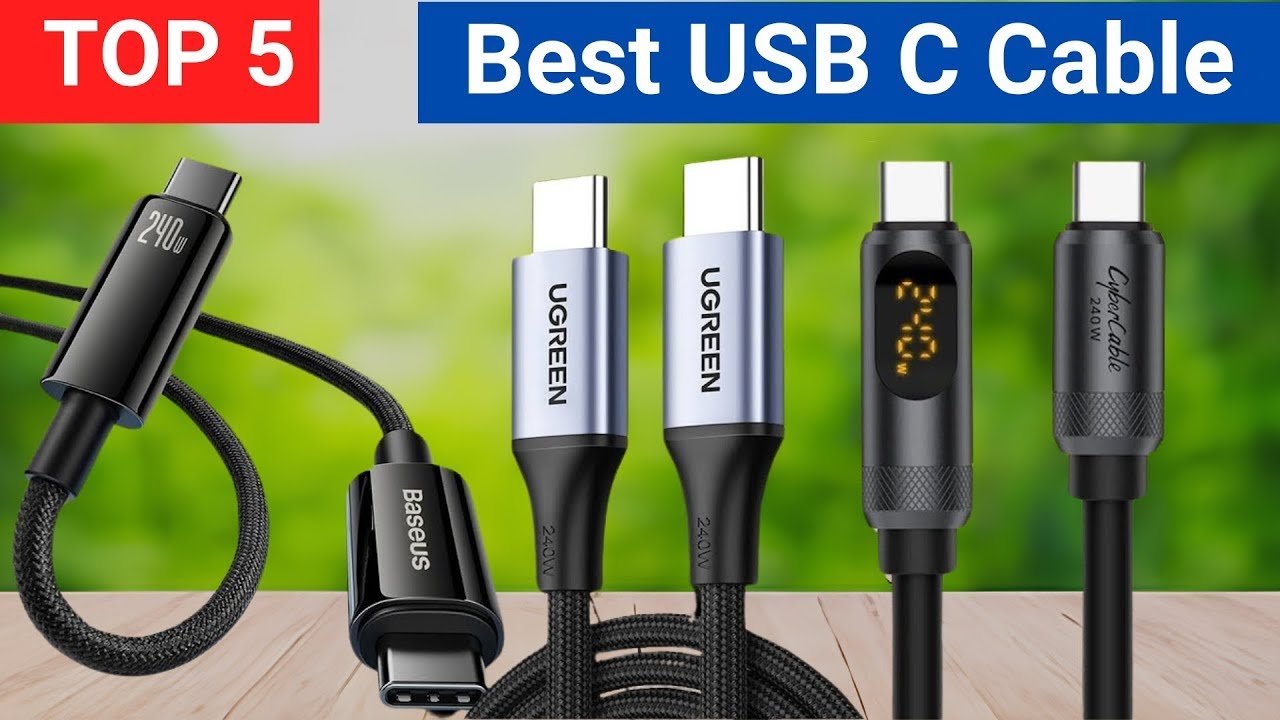 Top 5 Best USB C Cables for Fast Charging and Durability On Aliexpress