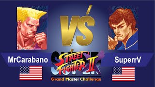 Super Street Fighter 2 - MrCarabano vs SuperrV.