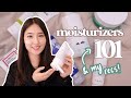 moisturizers 101 🥛 [tips & my recs] - back to the basics | skincare for beginners / skincare 101