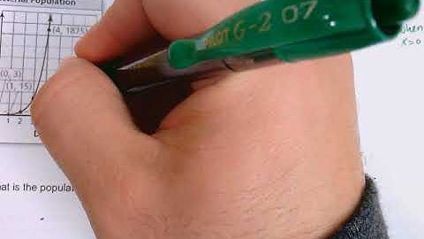 Writing Exponential Functions from Graph part 2