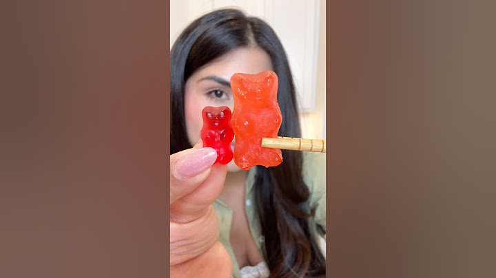 *SATISFYING* VIRAL FROZEN GUMMY BEAR #candy #gummybear #asmr #easyrecipe