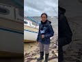 Devastation on the Coast! Watch how the cyclone destroyed these sailing vessels. 🌊⛴️ #risingsea