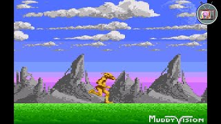 Shadow Of The Beast Tech Demo By Muddyvision 2022 Atari 7800 Prosystem Demo