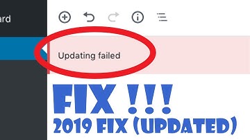 Working Fix for Updating Failed or Publishing Failed on WordPress | Talkin