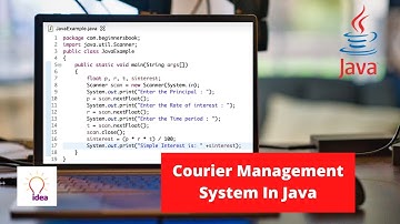 Courier Management System In Java | Java Project