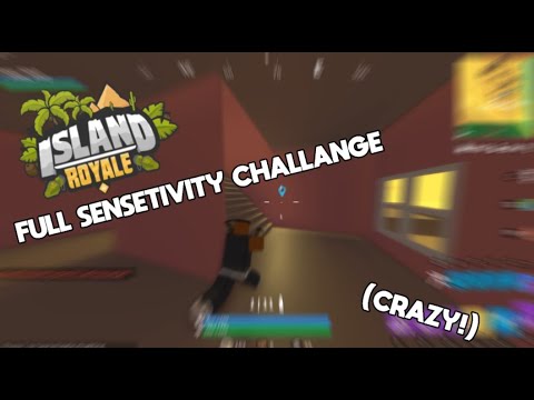 Island Royale Full Sensitivity Challenge Crazy Youtube - roblox island royale minigun