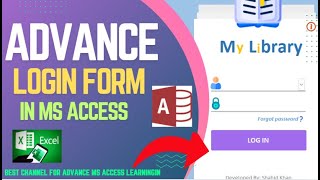 How to create Login form in ms access