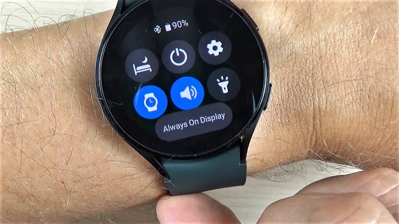 How To Enable Always On Display On Samsung Galaxy Watch 4 Because Is