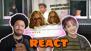 lyarri REACTS to Creepy Neighbor POVs by Chad Chad w\/ Jarvis Johnson