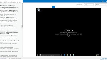 Exercise 6 3 4 Configuring Advanced Shared Settings and firewall for Network Locations