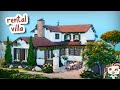 Family Rental Villa ☀️ || The Sims 4 Speed Build