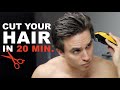 QUICK Self-Haircut For Men + [HOW TO EASILY CUT YOUR OWN HAIR]