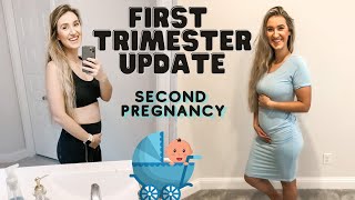 PREGNANCY UPDATE - FIRST TRIMESTER RECAP | 12 WEEKS PREGNANT | SECOND PREGNANCY| HAIR BY KELSIE