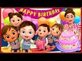Feliz Aniversário | Rimas infantis e canções infantis | Banana Cartoon - After School Club - Kids