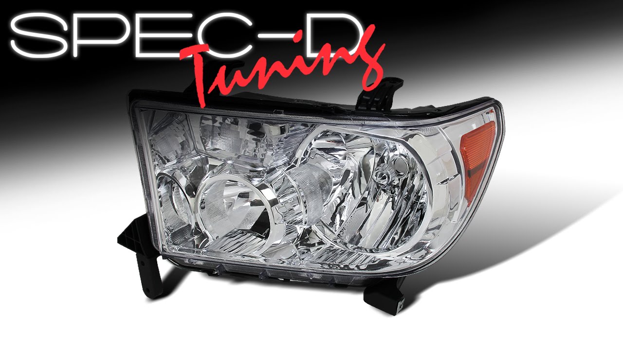 SPECDTUNING DEMO VIDEO: 2007-2014 TOYOTA TUNDRA HEADLIGHTS - YouTube