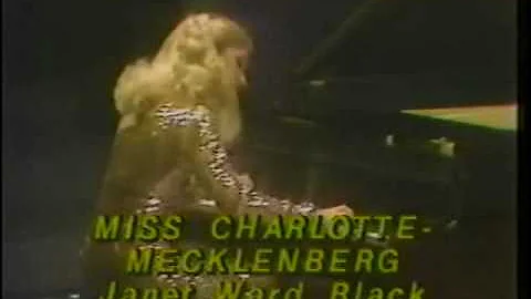 Janet Ward Black: 1980 Miss North Carolina Pageant...