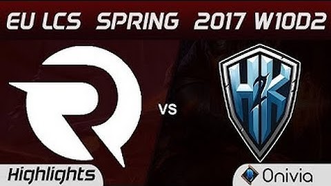 OG vs H2K Highlights Game 1 EU LCS Spring 2017 W10D2 Origen vs H2K Gaming