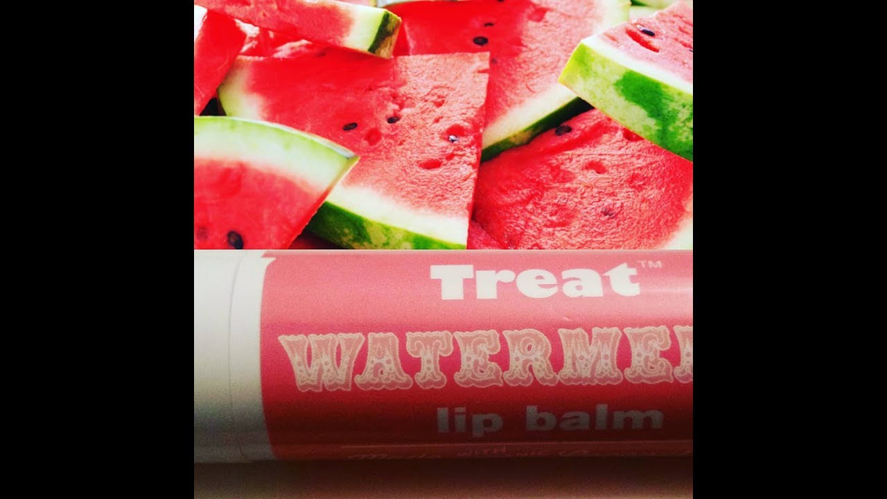 Treat Beauty Watermelon Lip Balm Review - YouTube