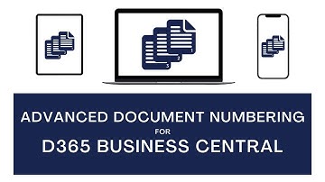 D365 Business Central | Advanced Document Numbering (ADN)