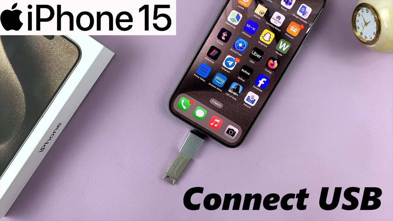 How to Use USB Flash Drive With iPhone 15/ Pro / Plus 