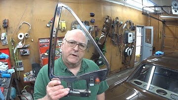 66 Mustang Betsy - Assemble 3 - Quarter Glass Rework & Install