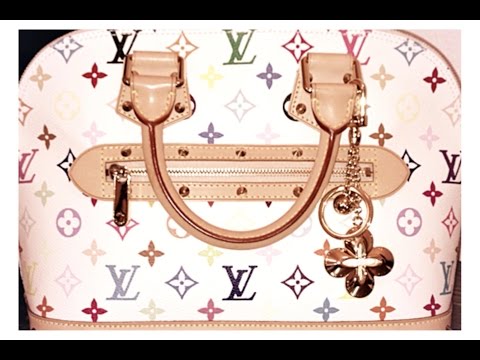 Louis Vuitton Alma PM Monogram Multicolor Bag in White | Lord & Taylor