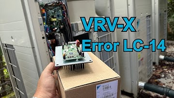 Daikin air conditioner VRV-X | Outdoor error LC-14 | indoor U4 | RXUQ_ _AYM