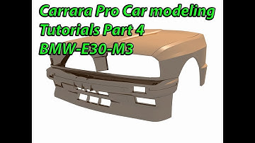 Carrara Pro Car Modeling Tutorials Part 4 BMW E30 M3