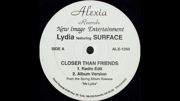 LYDIA featuring  SURFACE  - CLOSER THAN FRIENDS