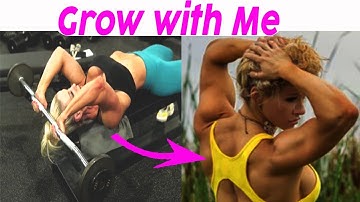 TRICEPS SKULL CRUSHERS EZ CURL BAR  LYING💪 #JessicaWilliamsIFBBPro