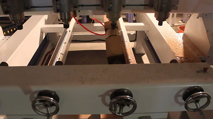 Acctek AKM1325-4R cnc woodworking machine with four rotary device