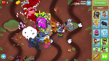 Muddy Puddles Chimps with Apache Prime (BTD6 ver 12.0) Black border friendly