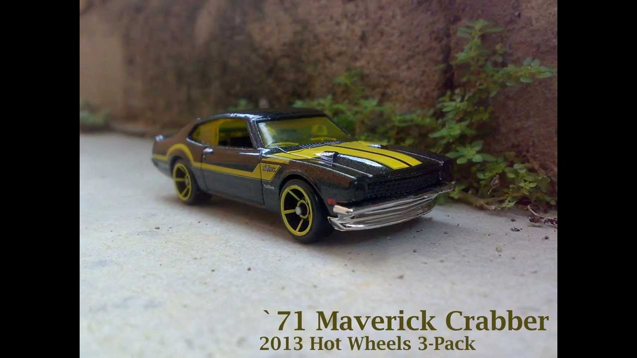 3-Pack 2013 Hot Wheels `71 Maverick Grabber, Hot Wheels `71 Maver...