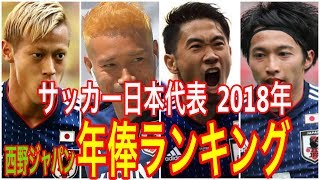 ロシアw杯サッカー日本代表 年俸ランキング18 西野ジャパン 意外な結果に ランキングトップはあの選手 Youtube