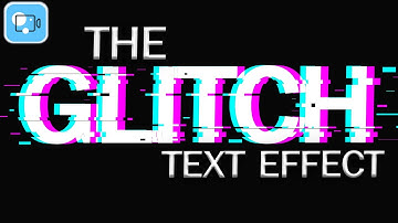 Movavi Text Glitch Effect