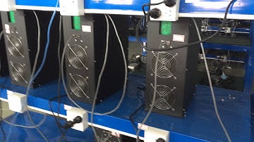 LIGHTNINGASIC 28NM LA90M SCRYPT MINER MINING WHOLE NIGHT.