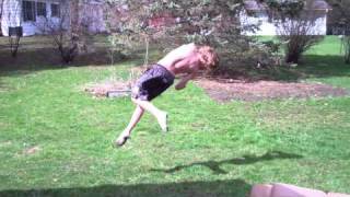 First 360 Backflip on Grass.