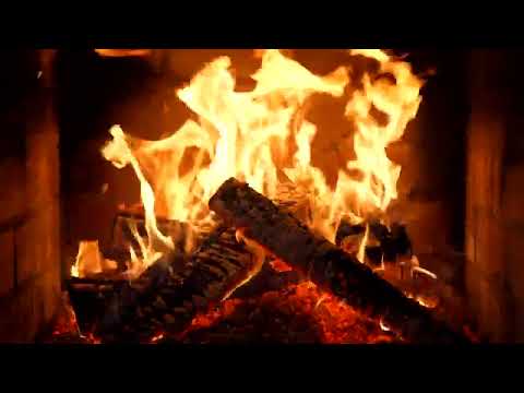 4K Realtime Fireplace Relaxing Fire Burning Video 3 Hours No Loop