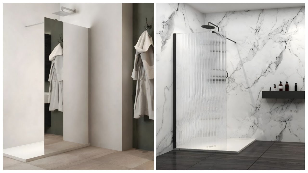 Come montare il box doccia serie walk in con cristallo specchiato e plissè