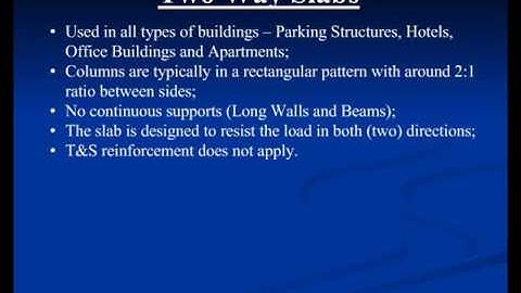 Two-Way Post-Tensioned Slab Design