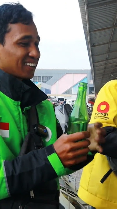 pecahkan botol nya? hanya pakai tangan #asahotak #idealis92