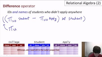 05 02 relational algebra 2 part1