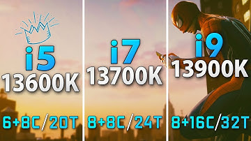 Intel i5-13600K vs i7-13700K vs i9-13900K // Test in 9 Games