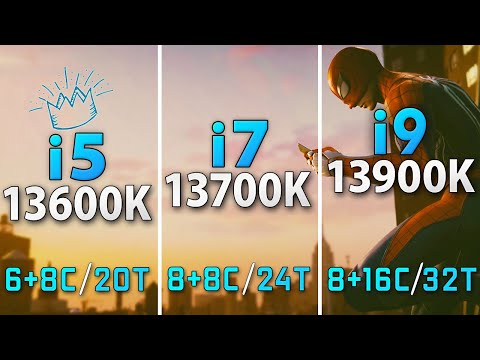 Intel i5-13600K vs i7-13700K vs i9-13900K // Test in 9 Games