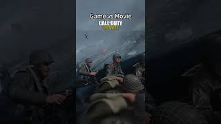 Game vs Movie #callofduty #cod #codww2 #ww2 #gaming #edit #movie #gamemovie