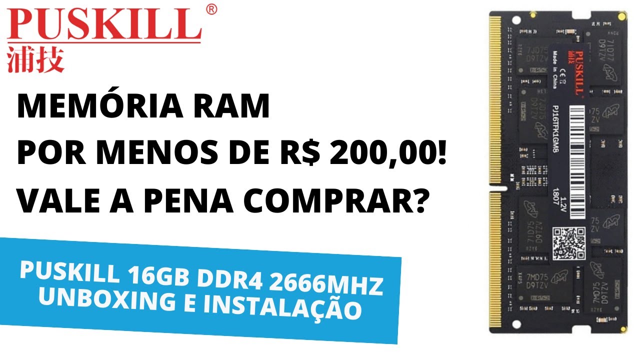 MEMORY FROM CHINA PUSKILL 16GB DDR4 2666MHZ IS IT GOOD? WORTH TO